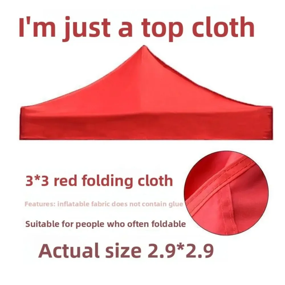 Waterproof UV Protection Square Tent Roof Cloth Replacement Cover For Outdoor Market Stall Exhibition Advertising Pop Up Canopy