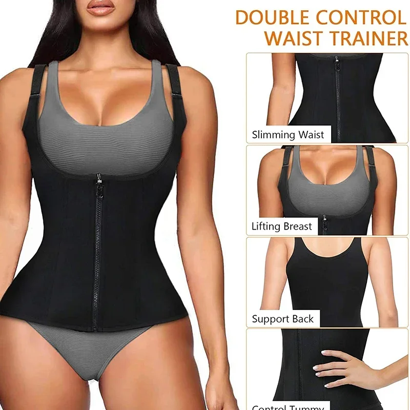 Plus Size Waist Trainer Corset Body Shaper Vest Slimming Belt Corset Women Shapewear Tummy Postpartum Belly Sheath Corrective