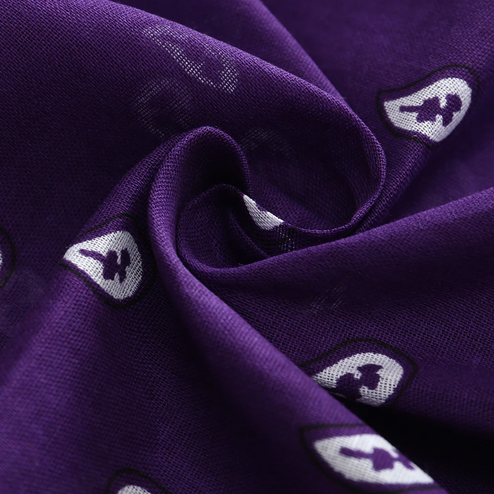 Foulard in cotone misto da 6 pezzi, sciarpa quadrata decorativa paisley multifunzionale, cintura sportiva all'aria aperta con motivo paisley, unisex