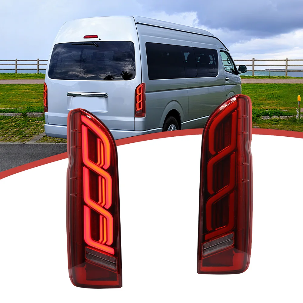 

EMARK E9 Car LED Taillights For Toyota Hiace 200 2005-2018 Year For Hiace Tail Lamp 05-18 H200 H300