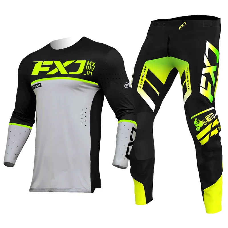 

Motocross Jersey Pant white Mens Women pink black Combo racing suit Off-road MX DH BMX ATV MTB Enduro Motorcycle mountain