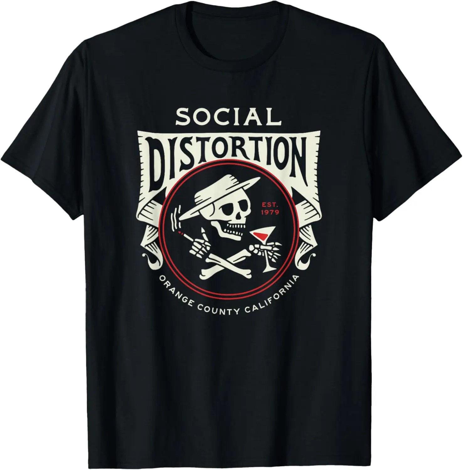 

Official Social Distortion Skelly Circle T-Shirt