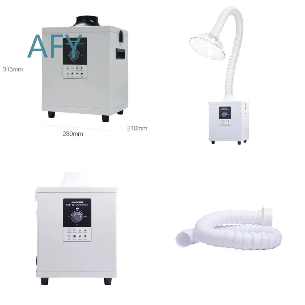 Laser Fume Extractor for Soldering Smoke Absorption Purification HEPA Filter for Nail Salon Beauty Laser Engraving Machine