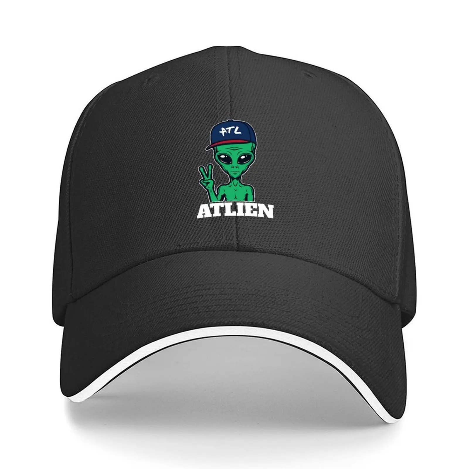 

Atlanta Green Atlien Baseball Cap Hat men hats on offer Custom Cap Sun Hat For Children Woman Hats Men's