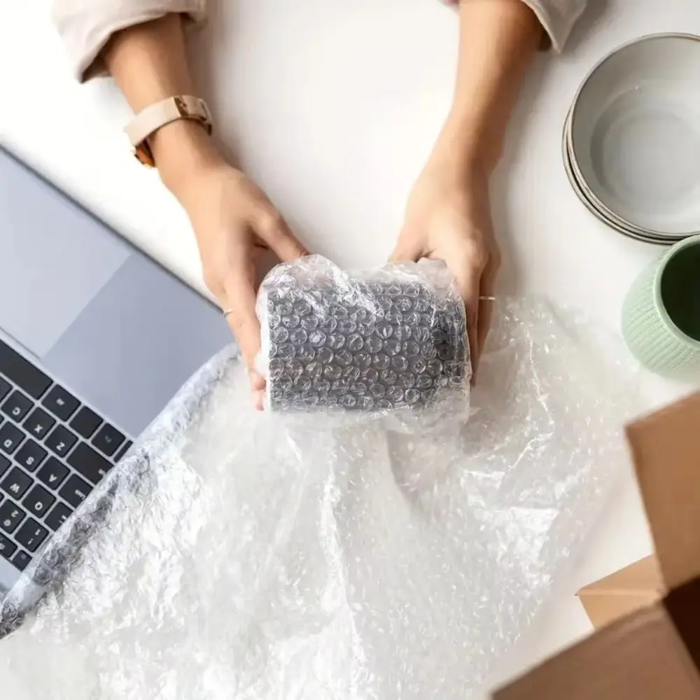 

Buffer Filling Shockproof Foam Packaging Double Layer Vibration Protection Packaging Bubble Film Padding Bubble Film Mailing