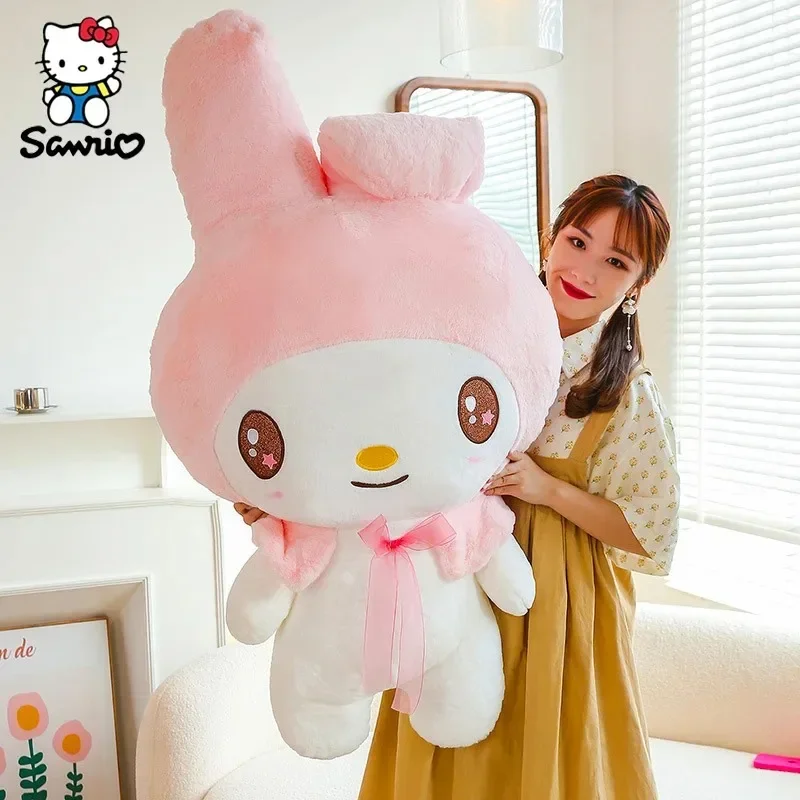 หมอนผ้ากำมะหยี่ขนาด25/55ซม. SANRIO Kuromi My Melody ตุ๊กตา Stitch น่ารักการ์ตูนน่ารักของเล่นหมอนของขวัญวันเกิด