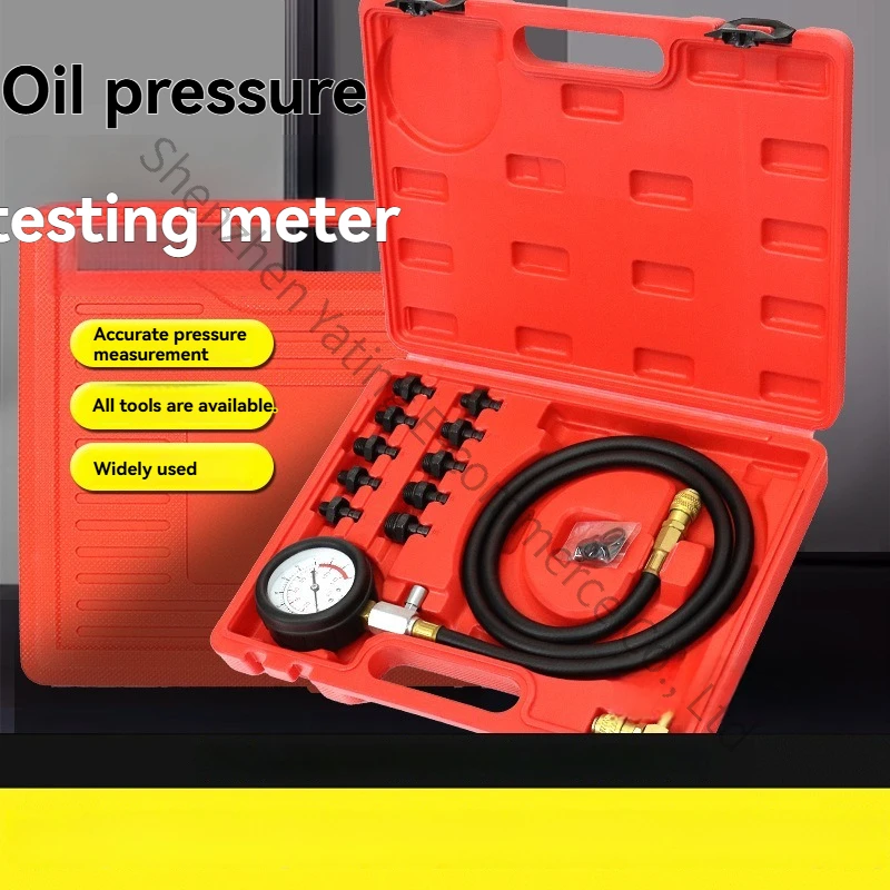 

YS-034 New Oil Pressure Gauge Inspection Instrument Oil Gauge Hydraulic Oil Pressure Gauge Special Purpose Vehicle