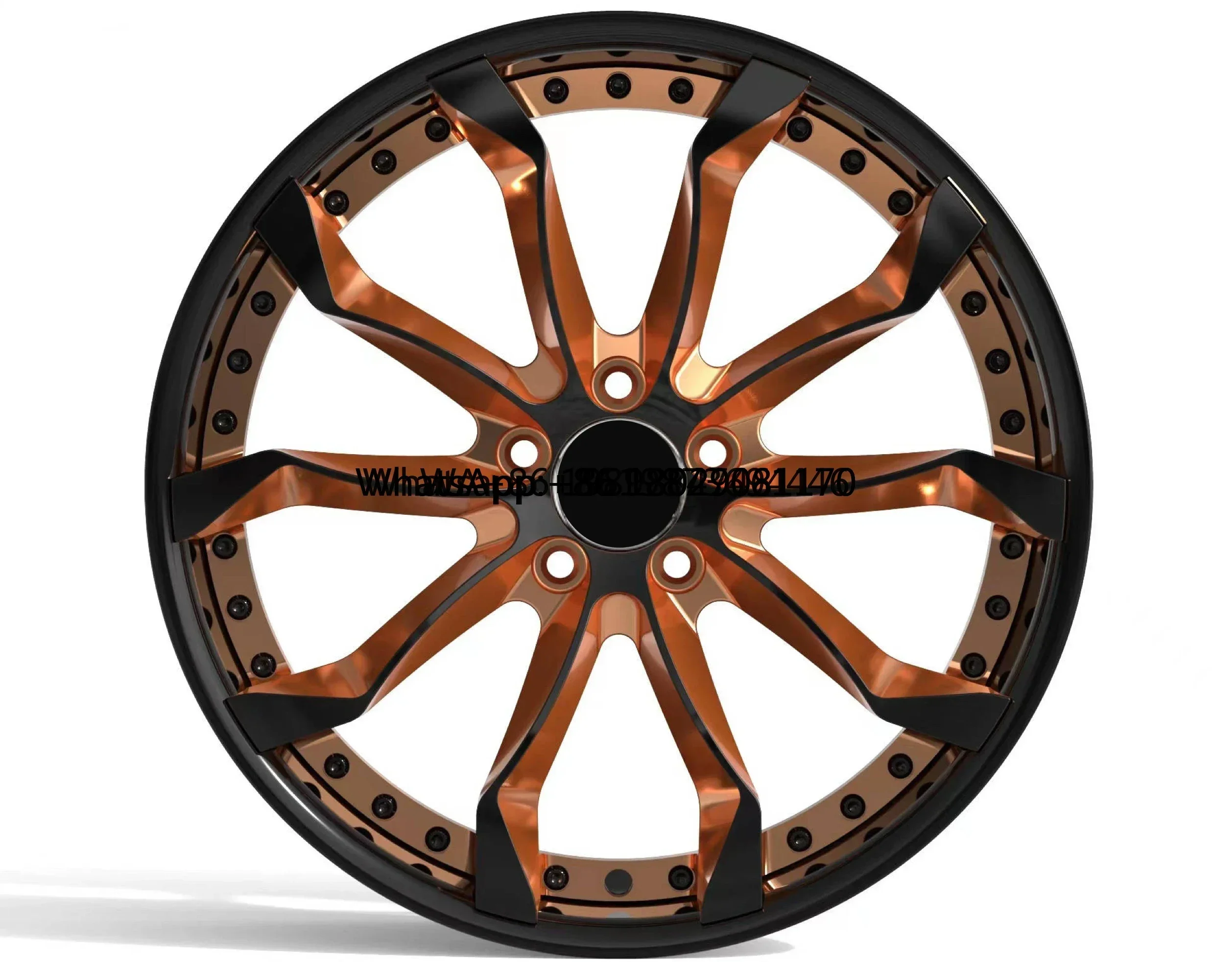 

T-6061 16 to 24 inch rose gold 2 piece wheels 19 car rims 2 piece wheels forged for E300 E200 E350 series