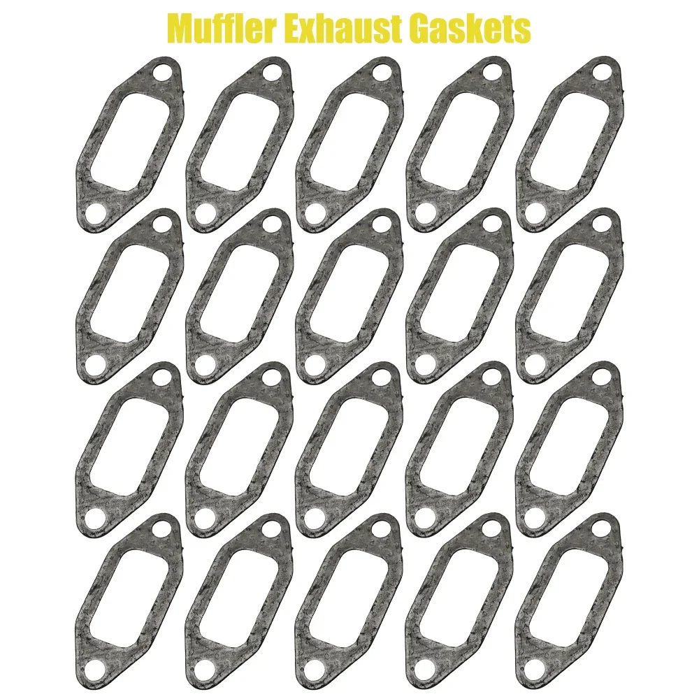 20pcs/lot Exhaust Muffler Gasket for Husqvarna 362 365 371 372 372XP 385 390 #503 77 59-01 Replace 503 77 59-01