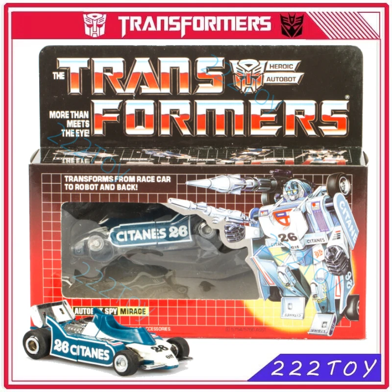 

In Stock Transformers Toys Classic G1 Reissue KO Edition Mirage Anime Model Action Figures Robot Toy Collectibles Hobbies Gifts