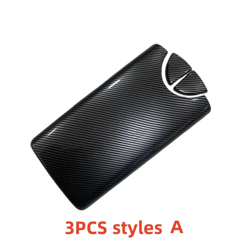 Pokrywa konsoli środkowej samochodu z włókna węglowego Panel podłokietnika Pokrywa ochronna Naklejki do Mercedes Benz E class W211 2003-2008