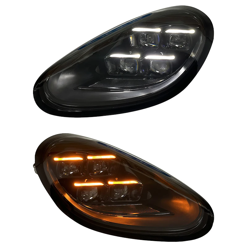 

For Porsche Cayman Boxster 987.2 2009 2012 Models Upgrade High Quality LED Head Lights 2025 Matrix Headlights Head Lamp