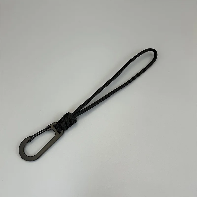 Geflochtenes Paracord-Schlüsselband für Outdoor-Camping-Rucksack mit Schnellverschluss-Karabinerhaken, Anti-Verlust-Handgelenkschlaufe, Wander-EDC-Werkzeug – Detail 9