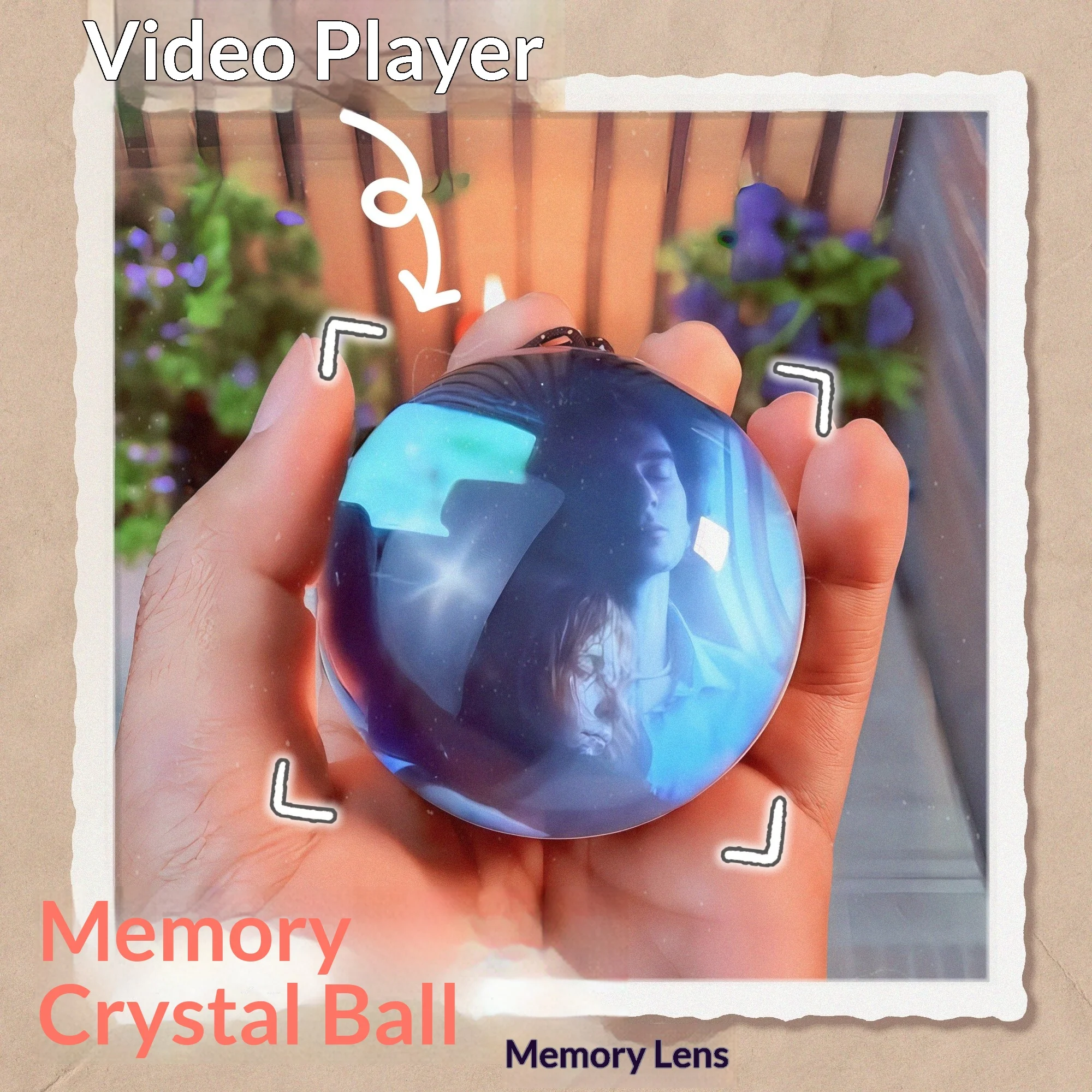 

Электронный видеоплеер «Кристальный шар памяти»: Волшебный шар, целебный сувенир, подарок на День святого Валентина, памятный подарок для фанатов, ностальгический артефакт