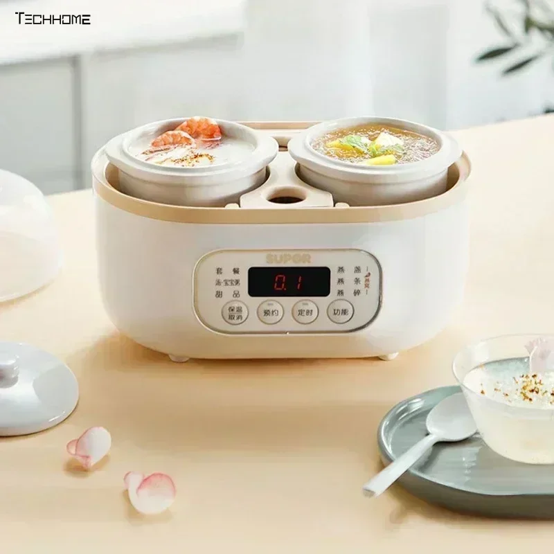 New electric stew pot ceramic small electric stew pot household baby supplement simmering porridge pot