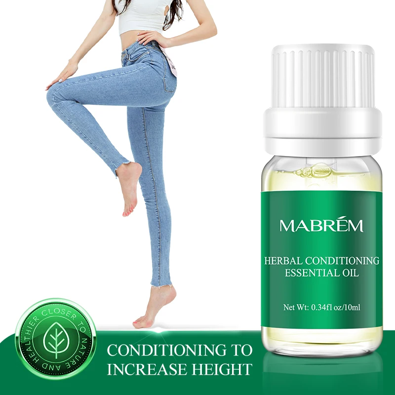 MABREM Soothing Foot Promote Bone Growth Height Increase Oil Conditioning Body Grow Taller Essential Oils  Massage Oil