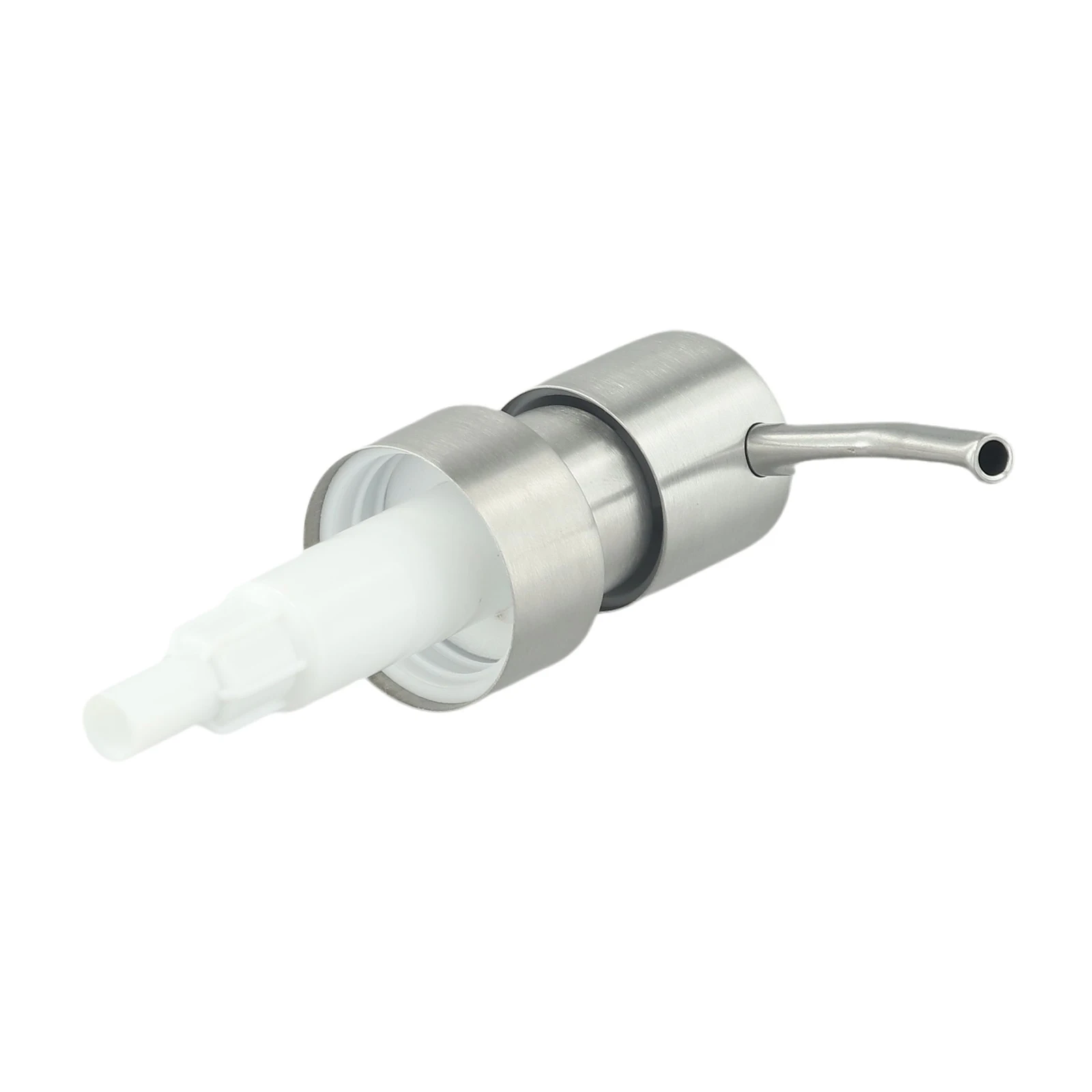 Lotion Dispenser Pump Head Accessory Adapter Assembly Compact DIY Fitting Professional Push Type Stainless Steel
