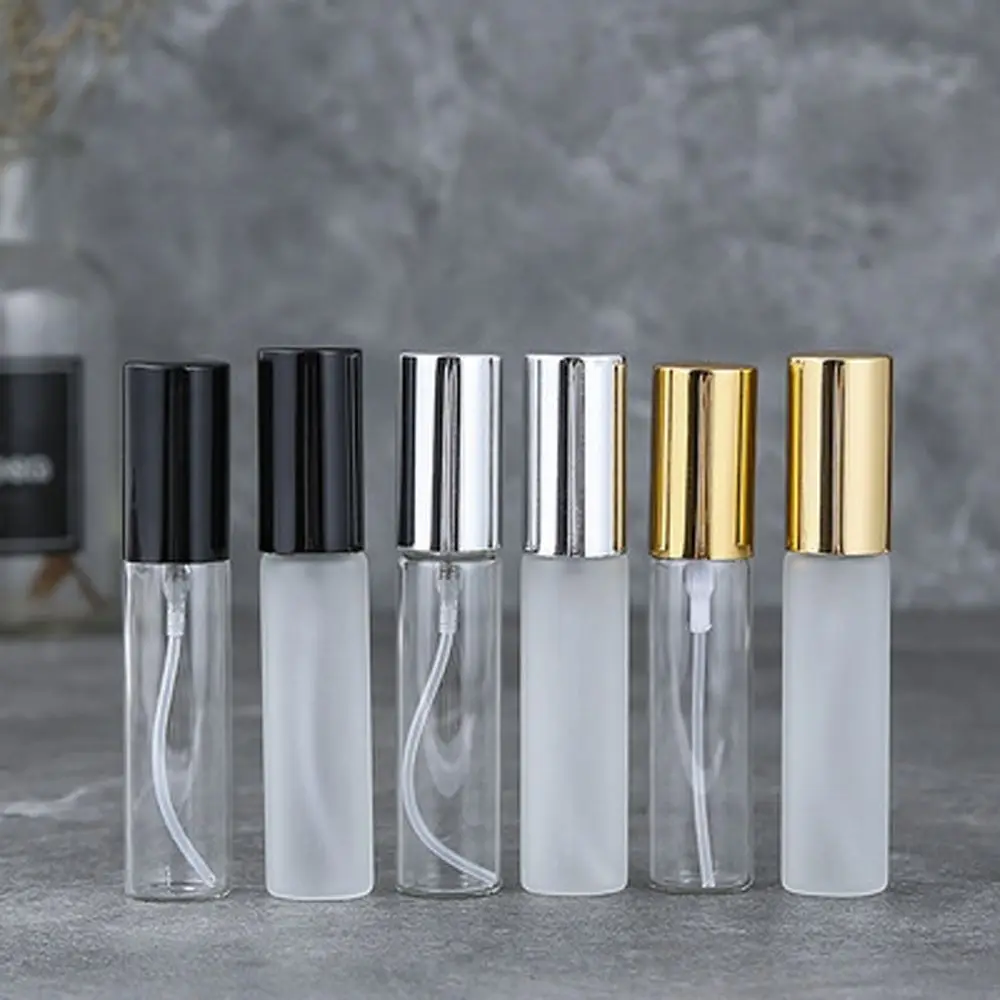 Portable Moisturizer Transparent Sample Vials Liquid Perfume Atomizer Refillable Glass Bottle Cosmetic Container Spray Bottle