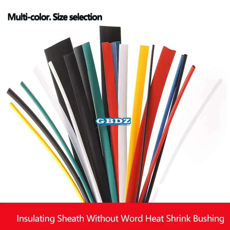 Diameter2-28mm coloured Insulated Heat-Shrinkable Tube Sleeve Shrinkable Tube Environment-Friendly Audio Cable Insulating Sleeve