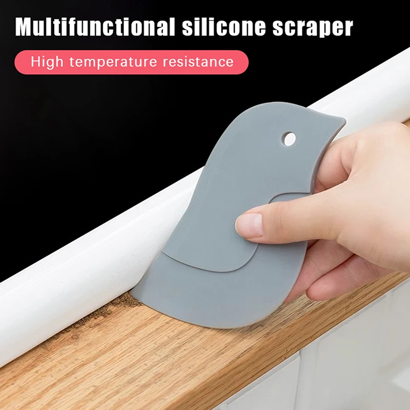 

Бытовой кухонный многофункциональный мягкий скребок, инструмент для очистки грязи и жира, силиконовый скребок для очистки кастрюль и масляных пятен