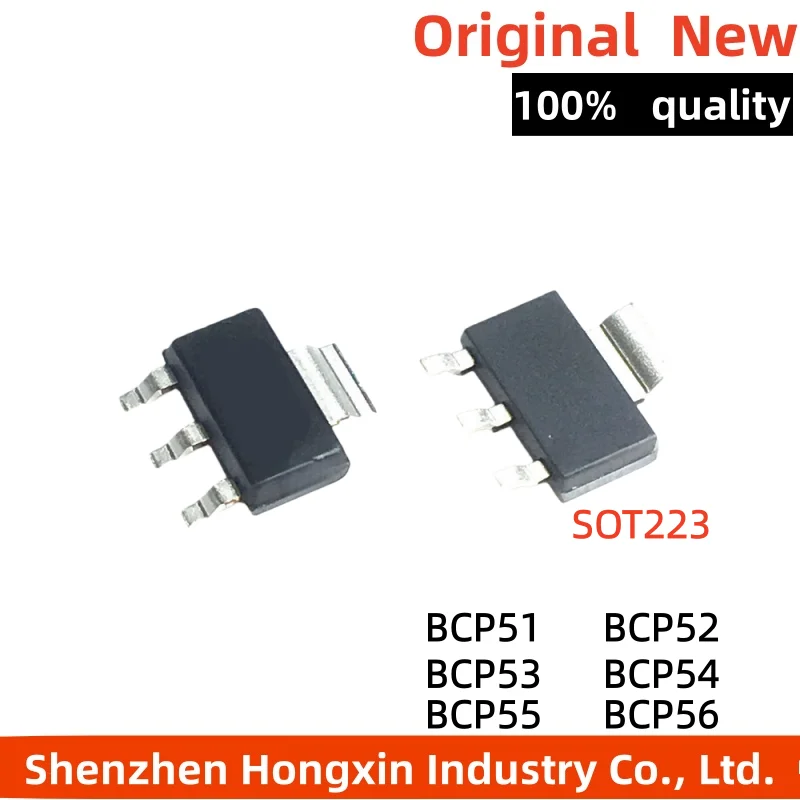 100 pieces of BCP51-16 BCP52 BCP53 BCP54 BCP55 BCP56-16 SMT SOT223 power transistors
