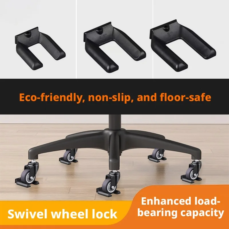 

10 Pcs 2''/2.5''/3'' Universal Wheel Holder Card Slot Roller Anti-skid Mat Table Chair Fixing Artifact No Lift Caster Holder