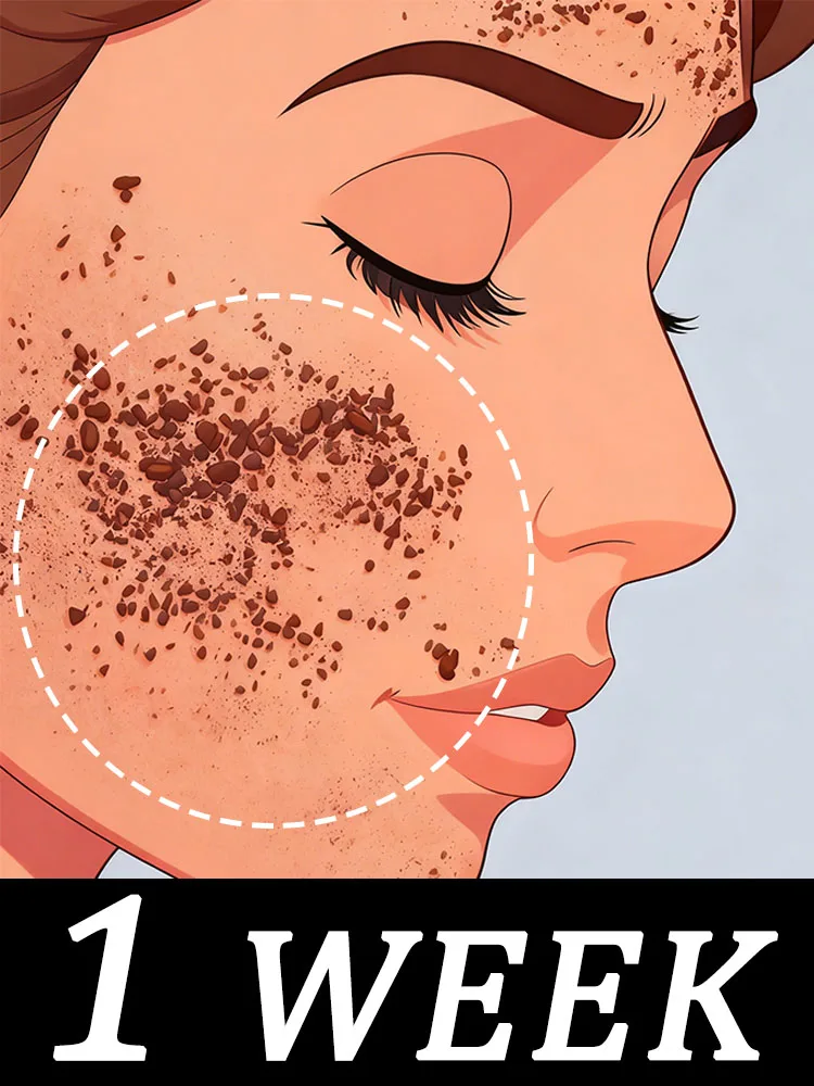 2025 أدوات تنظيف الوجه الميلانين فرشاة تنظيف الغبار البلاستيكية أداة فنية الميلانين للوجه #1