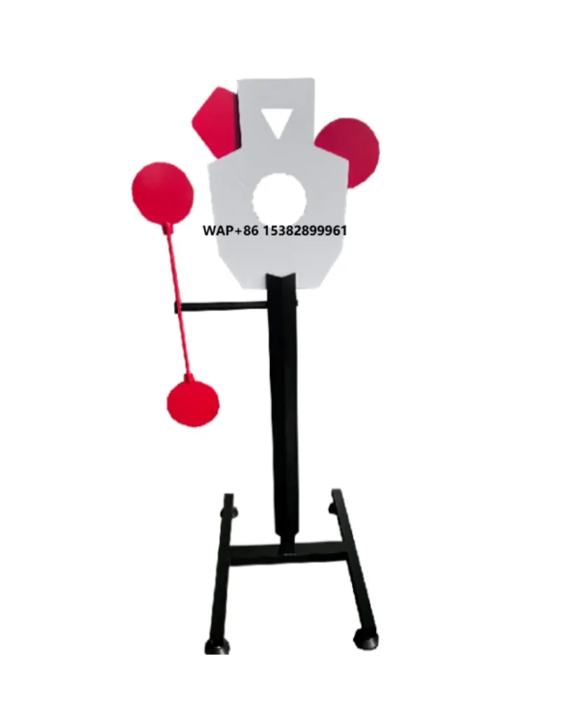 Reactive Target Outdoor Range IPSC Competition Steel Training Equipment Auto Rest Wind Resistance Level 6 Wireless