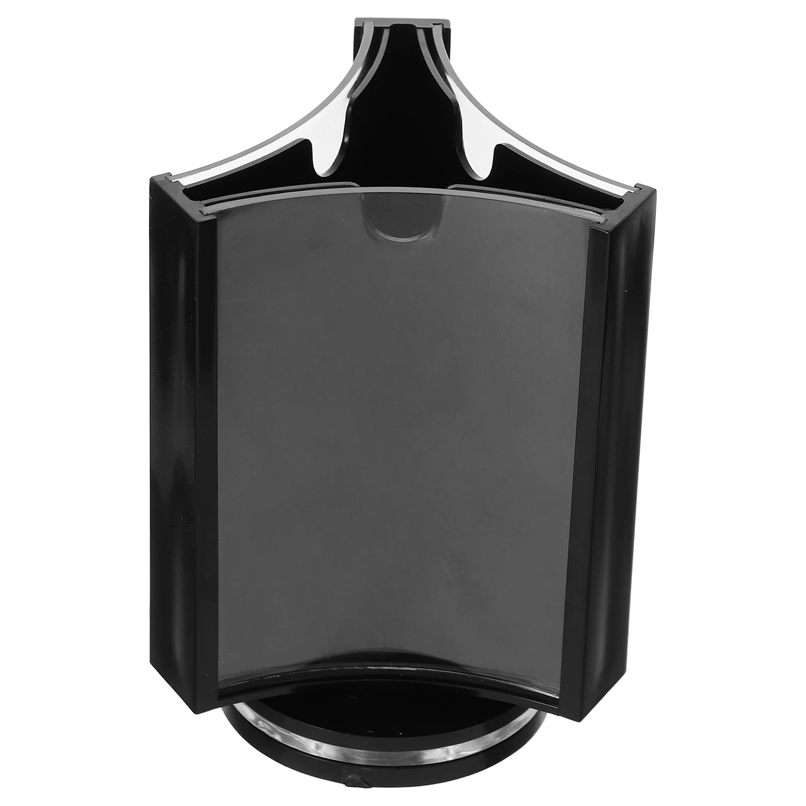 

Rotating Tabletop Acrylic Menu Display Stand Clear Price List Holder Multi Occasion Use Sleek Design Easy Clean Commercial