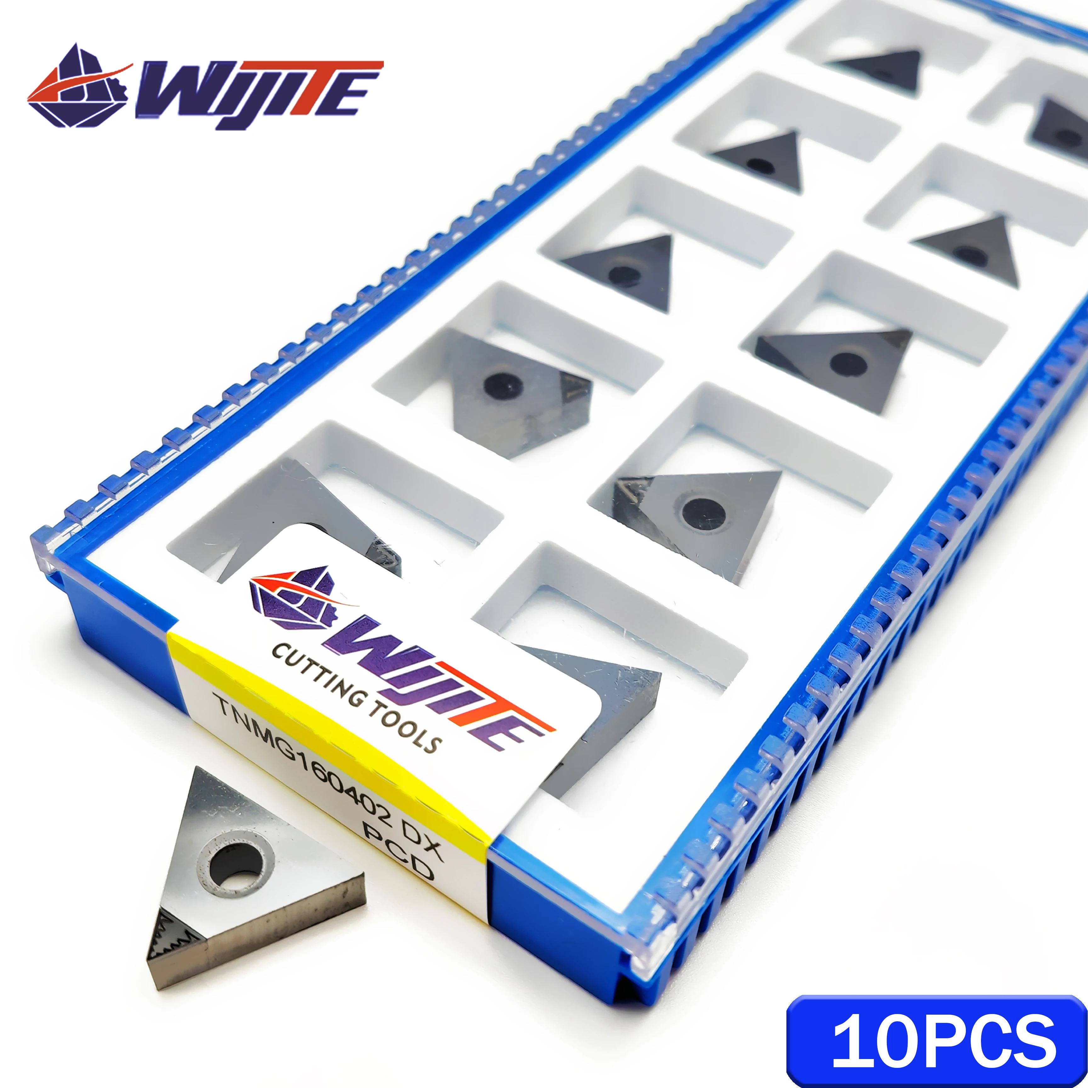 PCD Chip Breaking Tool TNMG160402 TNMG160404 TNMG160408 DX Is Used for Non-Ferrous Metals Such as Aluminum and Copper TNMG