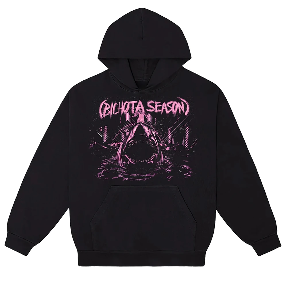 

Karol G Shark Hoodie Manana Sera Bonito Bichota Season Album Tour Merch Women Men Fashion Casual Streetwear Sweatshirt