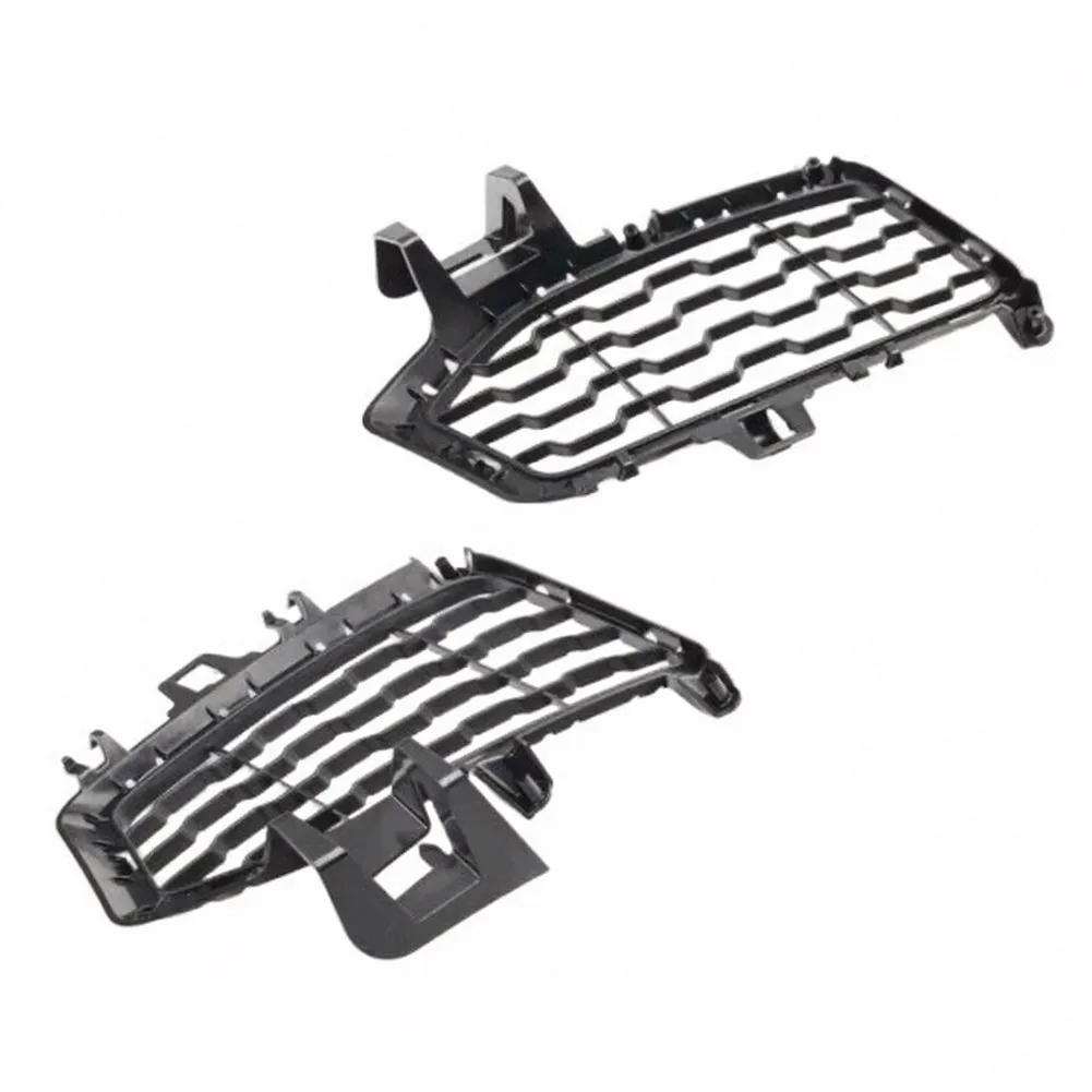Replacement Bumper Insert Front Bumper Fog Light Cover Direct Replacement Fit Precision Molded Part Easy Installation Process