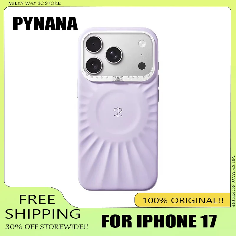 

PYNANA Solid Color Starry Liquid Silicone Magnetic Phone Case for iPhone 17 Pro 17 Pro Max, High-End Protective Cover