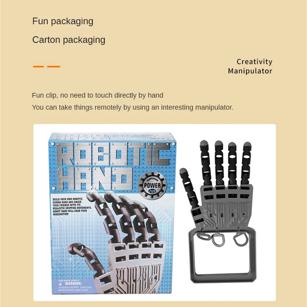 Toy Practical Build Your Own Robotic Hand Inspire Creativity Fun And Educational Practical Learning Hands- Learning Activities