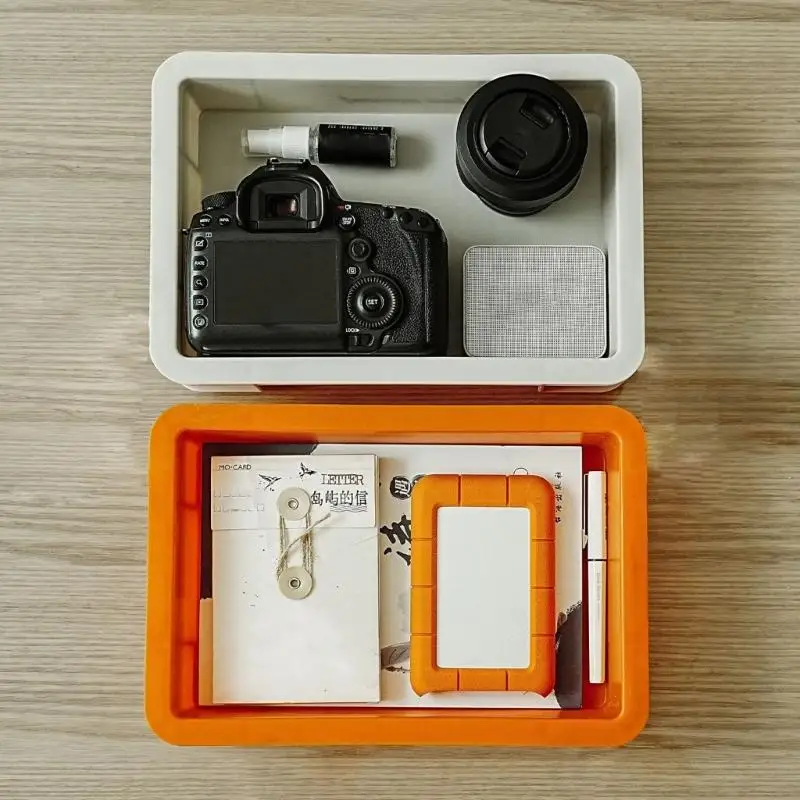

Compact Camping Gear Storage Box Plastic Outdoor Tabletop Organizers Enduring