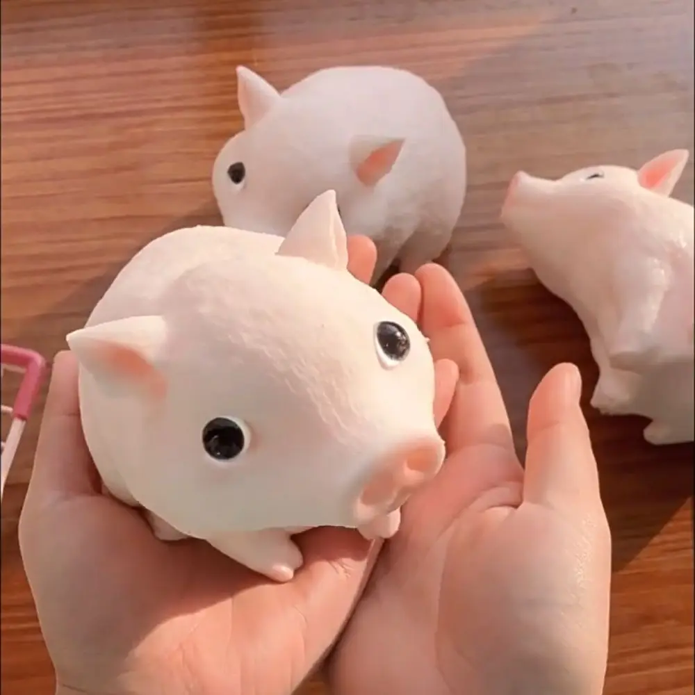 ช้า Rebound Zodiac Piggy Squeeze ของเล่นสัตว์ที่มีสีสันจําลอง Piggy Squeeze ของเล่นการ์ตูนนุ่ม Big Piggy Fidget ของเล่นสําหรับเด็ก