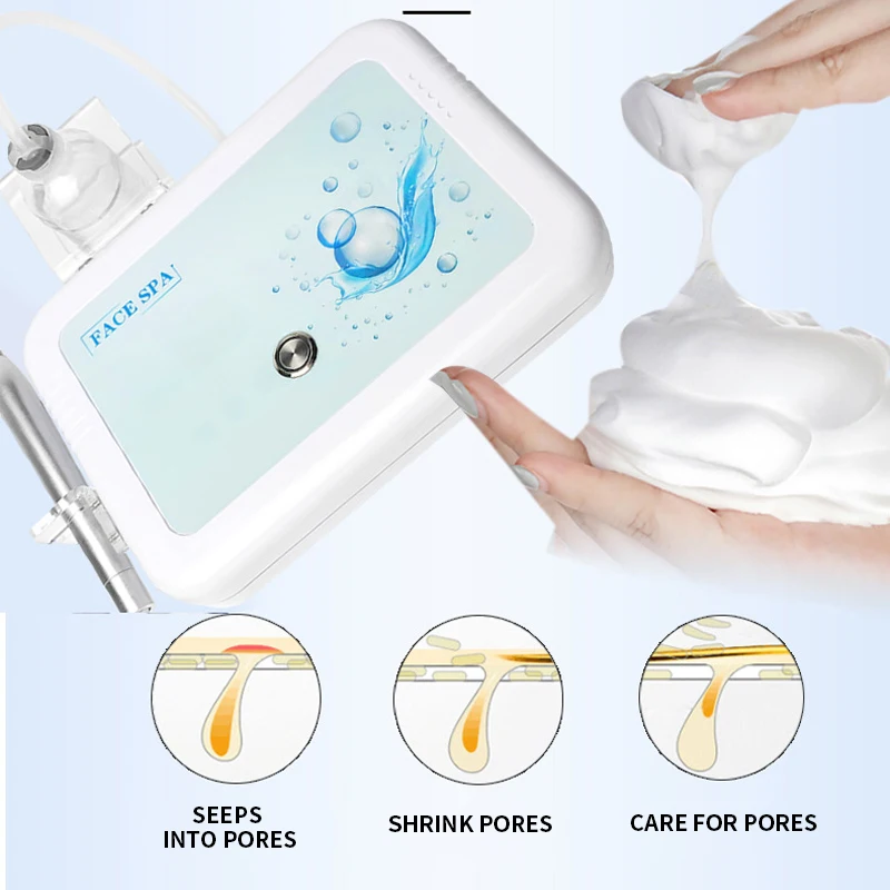 Instrumento de burbujas mágicas de oxígeno para limpieza, ácaros, blanqueamiento, rejuvenecimiento Facial, gestión de la piel japonesa, instrumento de salón de belleza