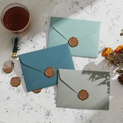 5pcs/lot European Envelopes for Invitations Wedding Business Message Envelope for Letters Upscale Simple Retro School Supplies