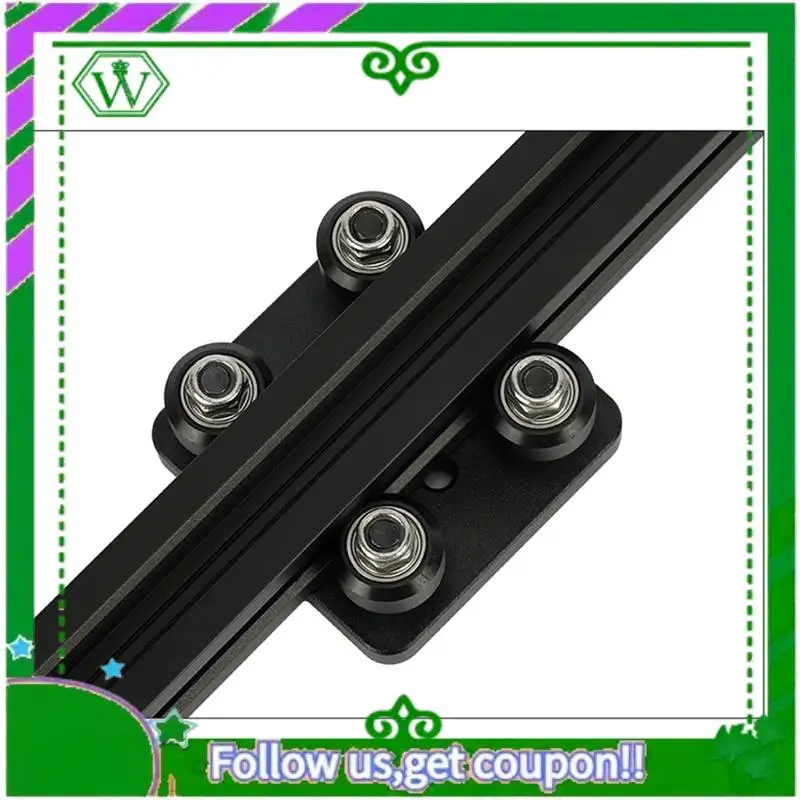 Reliable-V-Slot Gantry Plate Set 2020 Aluminum Profiles Special Slide Plate With Pulley For 3D Printer Parts B