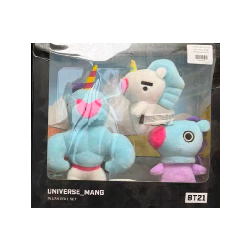 Linefriends Bt21 Chimmy Cooky Koya Mang Family Series Śliczna pluszowa lalka Dekoracje wnętrz Prezenty Kolekcja zabawek dla dzieci