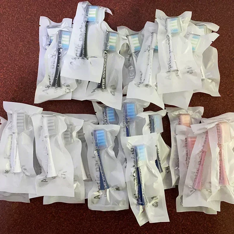 OLOEY kepala sikat pengganti, untuk Oclean X PRO/Z1/F1/One/Air 2/SE 4 buah sikat gigi listrik DuPont dikemas vakum