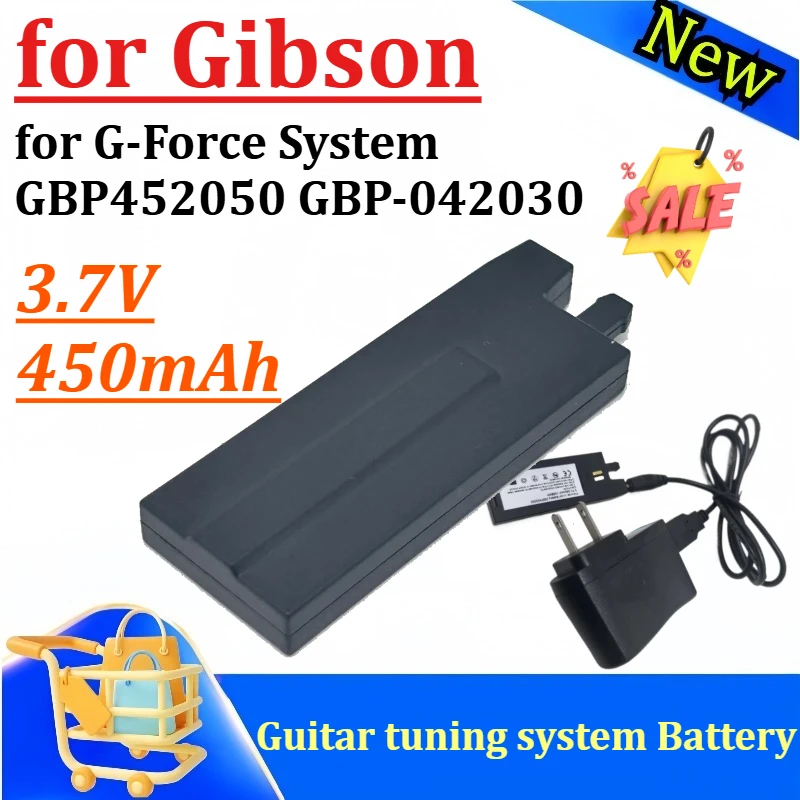 

New 3.7V 450mAh for Gibson G-Force System GBP452050 GBP-042030 Battery+charger