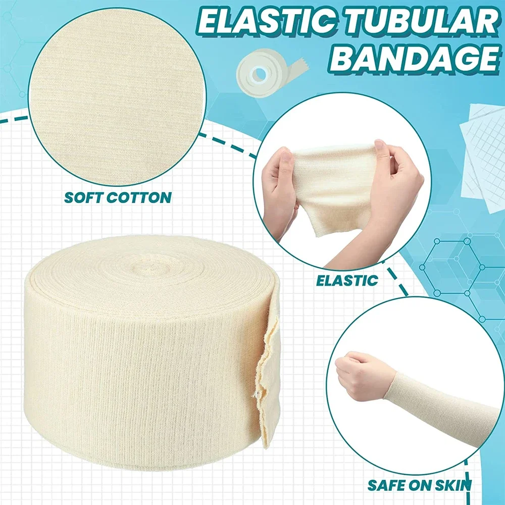 1 PCS Tubular Bandage for Legs and Knees, Reusable Elastic Bandage Sleeve, Tubular Compression Bandage Roll for Ankles & Elbows