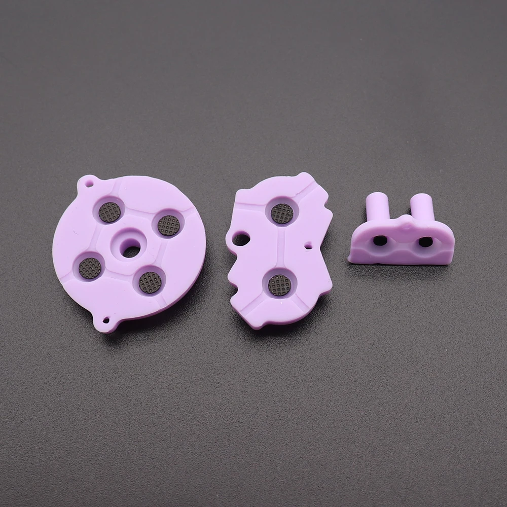 1ชุดยางปุ่ม A-B D-Pad สำหรับ Game Boy GBA ซิลิโคน Conductive เริ่มต้นเลือกปุ่มกด