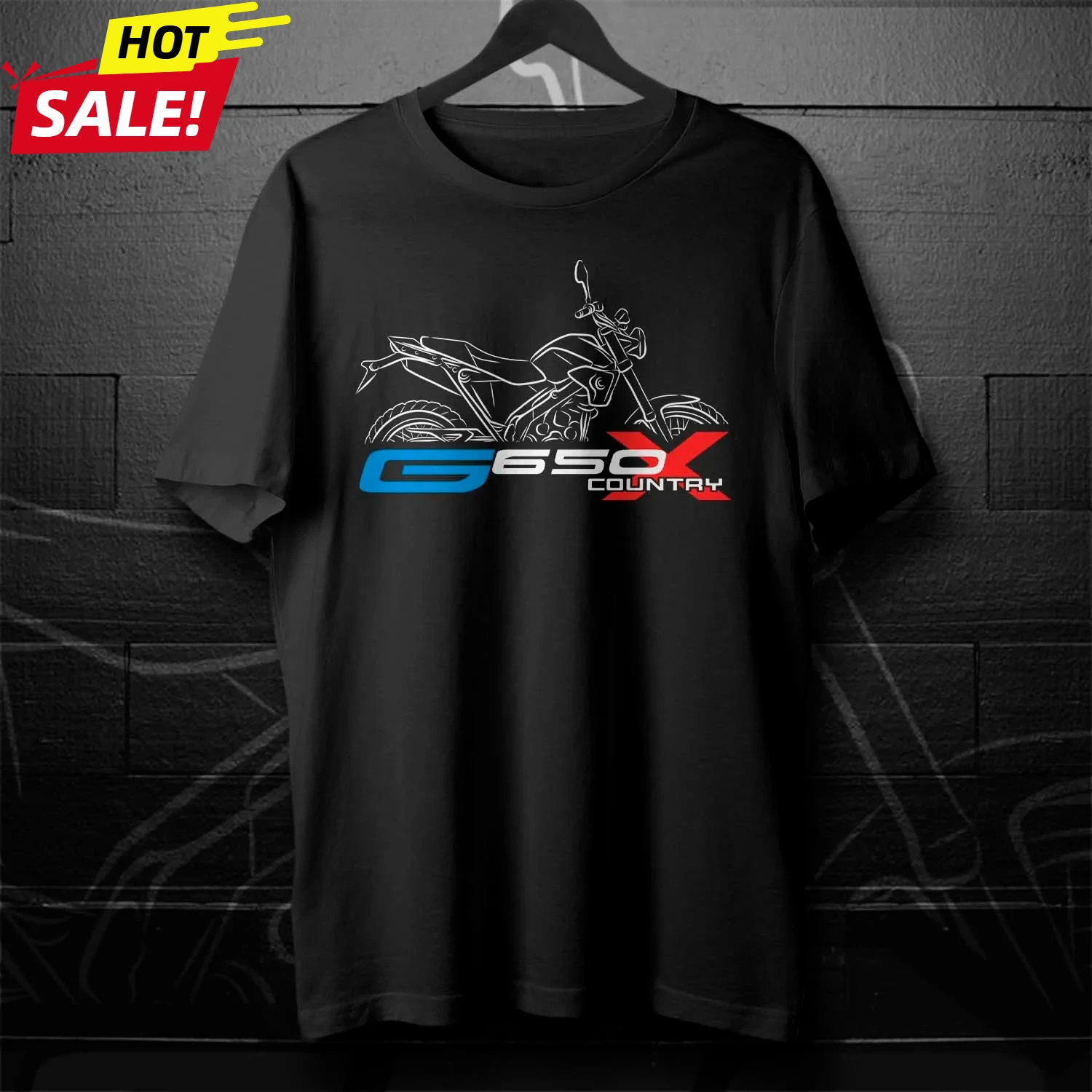 

Retro German Motorcycle G650 XCountry T-Shirt 100% Cotton O-Neck Short Sleeve Summer Casual Mens Tee Shirt Rider Streetwear