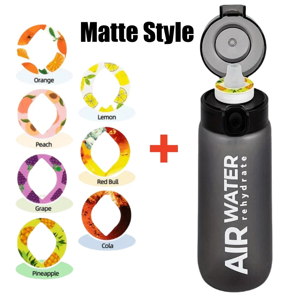 750 ml / 25 oz waterfles met fruitsmaak 0 suiker 0 calorieën sportdrinkbeker met 7 fruitpods ideaal voor fitnesssporten buiten