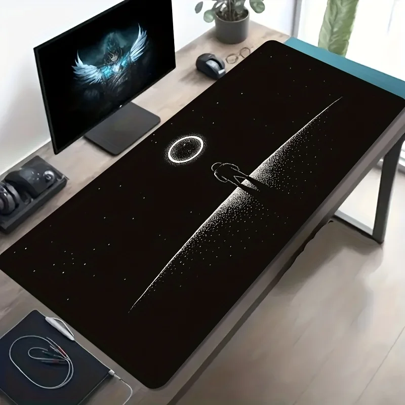 Astronaut Space Desk Mat Large Extended Gaming Mouse Pad Non-Slip Rubber Office Mat
