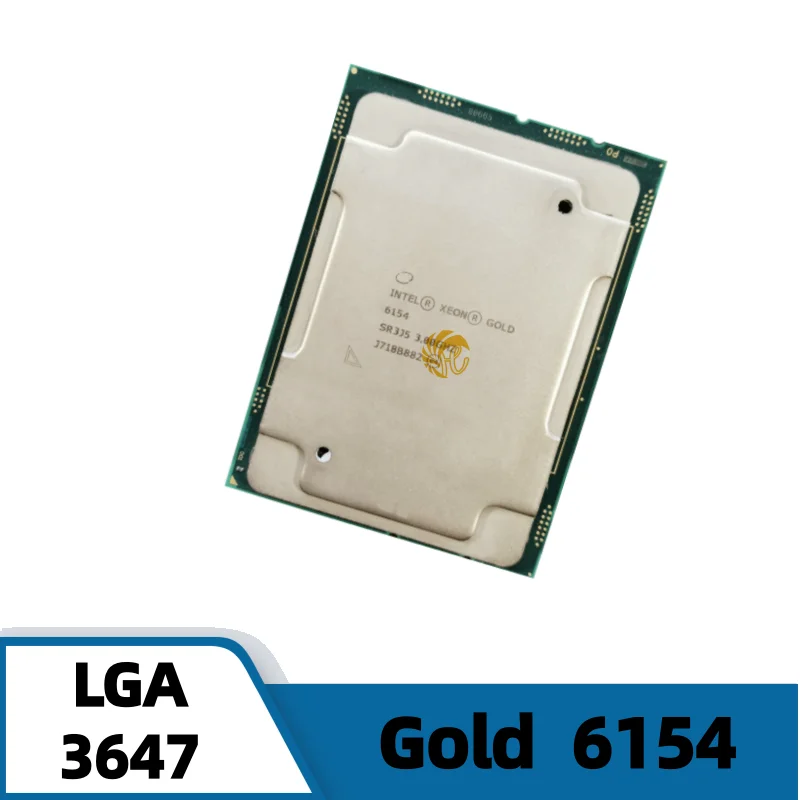 

Xeon GOLD6154 SR3J5 3,0 ГГц, 18 ядер, 36 потоков, 24,75, смарт-память, 200 Вт, процессор LGA364 GOLD 6154