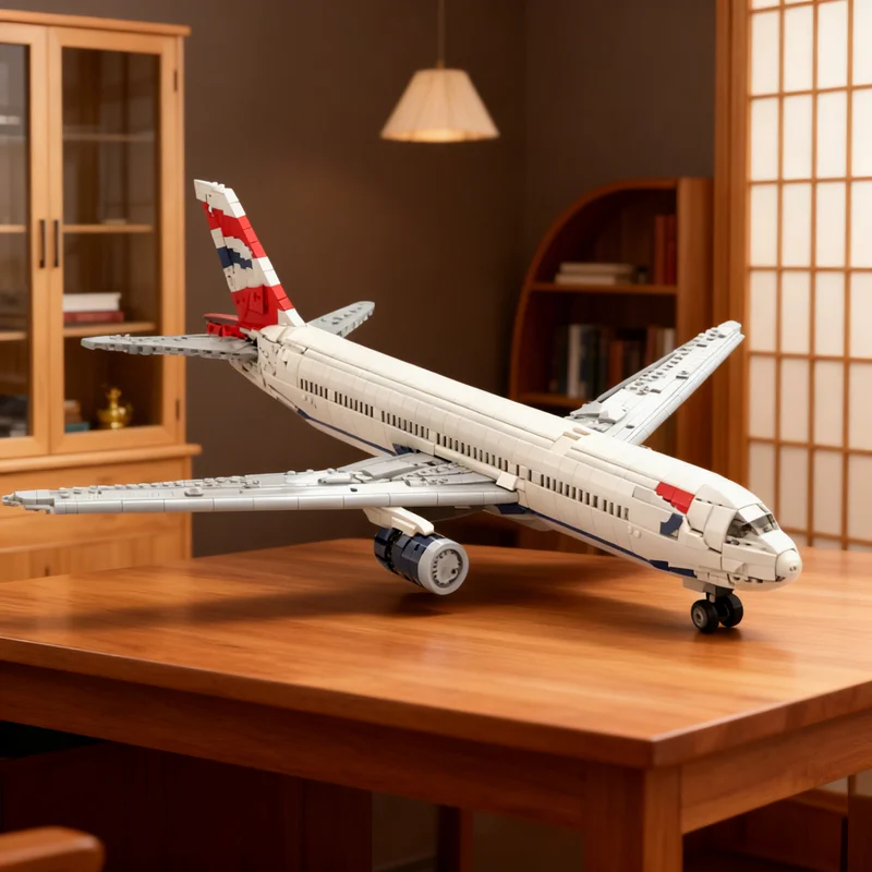 

2271 деталь MOC British Airways 777-300ER: Модель-конструктор Creator Expert, подарок для творчества, коллекционный предмет, декор для витрины, премиум-качество