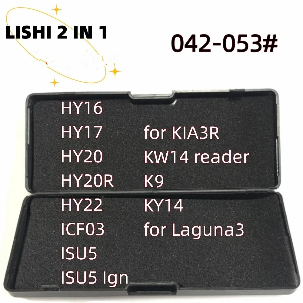 Lishi 2 w 1 MAZ24 dla NE72 MIT8 MIT11 NSN14 MAZ24 ign FO38 NSN11 CH1 DW05 NE66 meign LiShi 2 w1 narzędzia ślusarskie